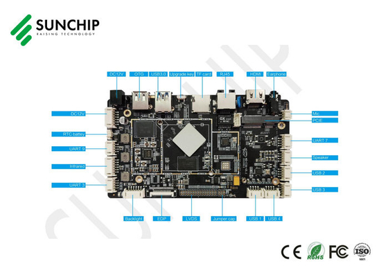 RK3566 Entwicklungs-Arm-Board eingebettete ARM-Board mit WIFI BT LAN 4G POE UART USB