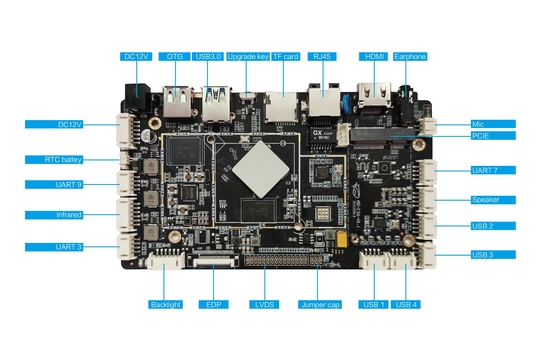 RK3566 PCBA Android Embedded Board mit WIFI BT LAN 4G POE Android Development Board