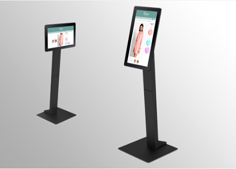 Handelsboden-Stand-der digitalen Beschilderung des Tablet-PC-1280x800P Metall 10,1 ABS Kiosk“