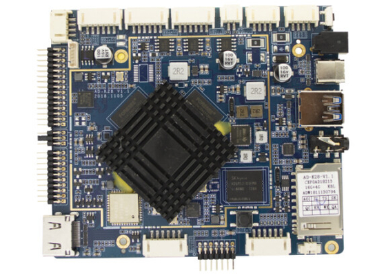 LVDS EDV-Anzeigen-Schnittstellen-Mikro-Linux-Brett, eingebettete Systemplatine RK3399 GPIO UART TTL