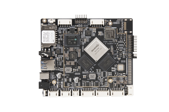 16GB/32GB/64GB EMMC Optionales RK3399-Board mit Serienanschluss und RJ45-Netzwerkschnittstelle
