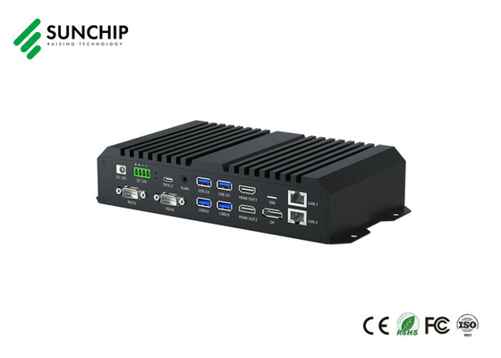 Schwarz 8K RK3568 Edge Computing Device RS232 4K Media Player Box