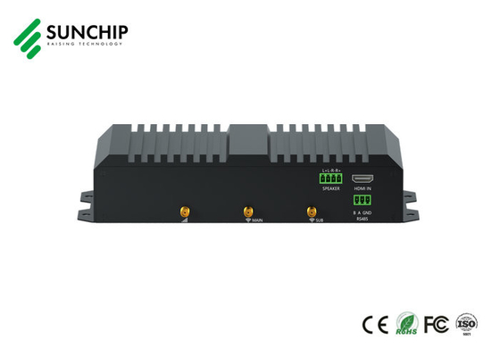 Schwarzer RK3588 Media Player Box 8K HD Doppel Ethernet Multimedia Box Wifi 6 AIoT Edge Computing Device