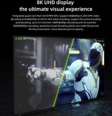 RK3588 Media Player Box Edge Computing AIoT NPU 6Tops 8K Android 12 RS232 RS485 Metall
