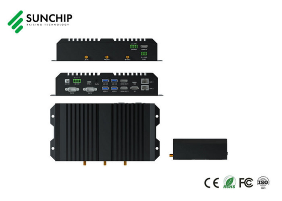 RK3588 CPU Edge Computing Device Metallmediaspieler mit optionalem POE GPS für KI-Industriegerät