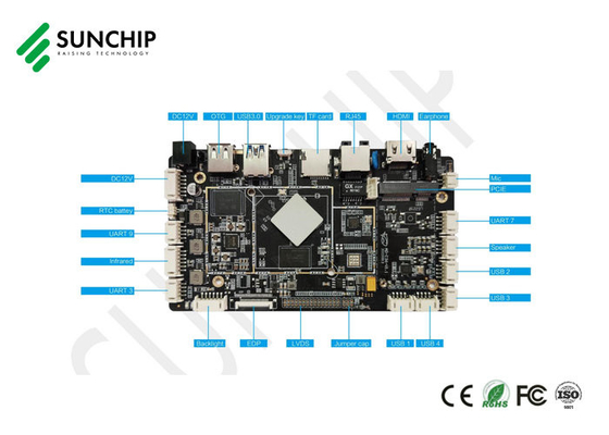 RK3568 Android-Board für Verkauf Display Digital Signage Gesichtserkennung Maschine, eingebettete PCB Android-Hauptbrett