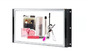 Werbungs-Schirm Wifi 4G RK3566 LCD dünne offener Rahmen-wechselwirkende digitale Beschilderung ultra