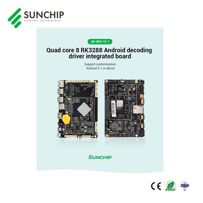 RK3288 LCD-Motherboard-Steuerung für Automaten Digital Signage Werbe-Player Digitale Menü