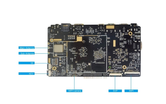 RK3588 Single Board Computer 2.4GHz Octa-Core ARM Mali-G610 MC4 I2C Schnittstelle Android 12 Version Industrielles ARM Board