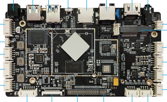 Arm-Brett der Entwicklungs-RK3566 mit WIFI BT LAN 4G POE UART USB bettete ARM Brett ein