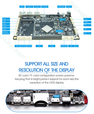 RK3288 Board Bluetooth 5.2 und LPDDR3 2G/4G RAM für verbesserte Systemleistung