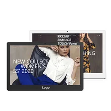 10.1 Zoll anpassbares Digital Signage Indoor Display LCD-Display mit WLAN, RJ45, BT