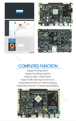 Quad-Core A9 Embedded Linux Board für Internet und mehrere Sprachen