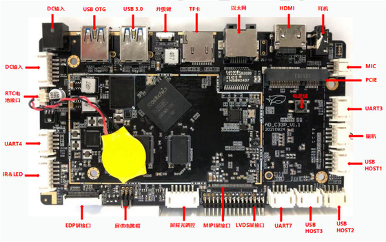 angepasste RK3568 Android 11 DDR4 Embedded System Board mit Ethernet/Wi-Fi/BT PCBA Industrial Development Board