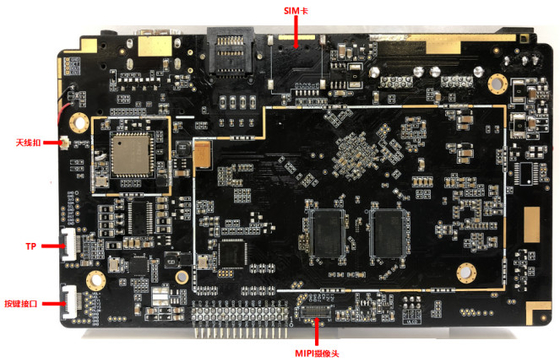 RK3568 Rockchip Motherboard Android 11 eingebettetes System Board mit USB GPIO UART I2C und DDR4 Speicher