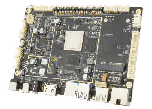 Android Embedded System Board RK3399 Entwicklungs-PCBA-Board LVDS EDP HD 2.4G 5G WiFi 1000M LAN